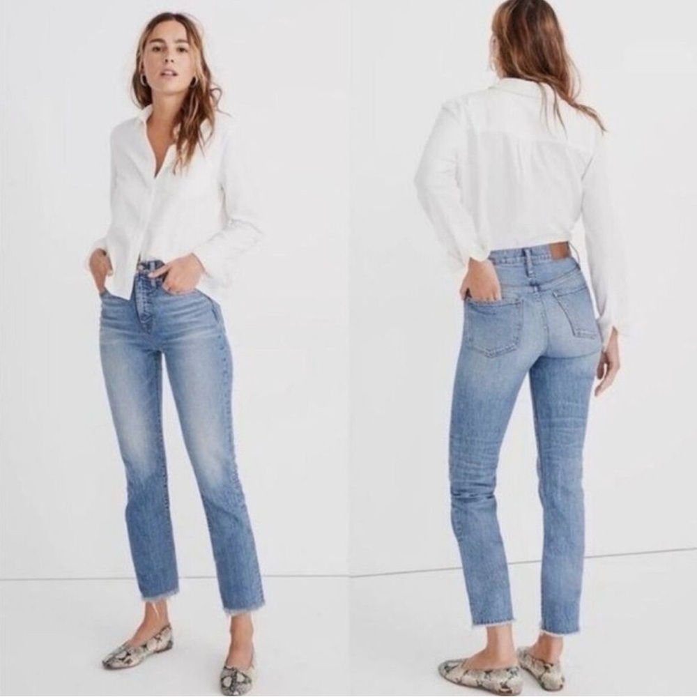 Madewell The Perfect Vintage Jeans Frayed Hem